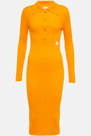 Patou Ribbed-knit midi dress