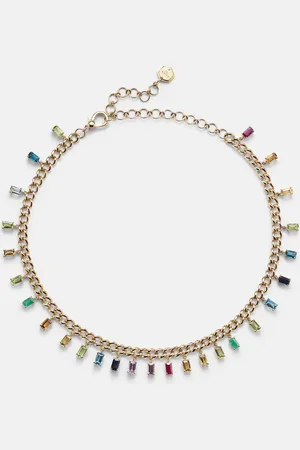 Shay Rainbow 18kt gold necklace with diamonds