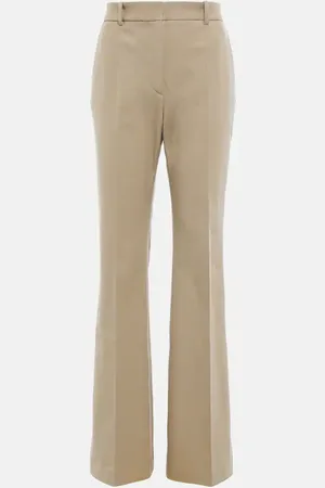 Joseph High-rise flared gabardine pants
