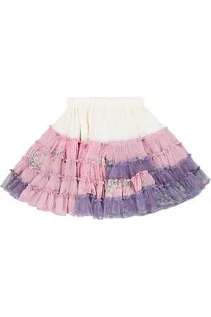 ERL Tulle ruffle skirt