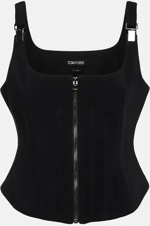 Tom Ford Puffed-sleeve top