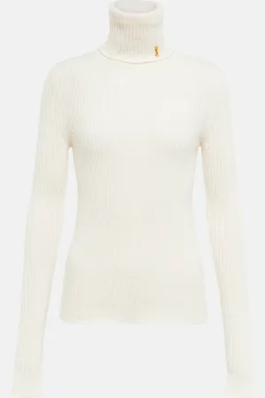 Saint Laurent Cassandre wool-blend turtleneck sweater