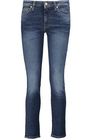 7 for all Mankind Pyper cropped mid-rise skinny jeans