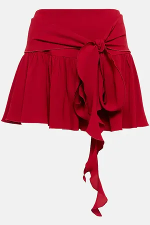 BLUMARINE Front-tie miniskirt