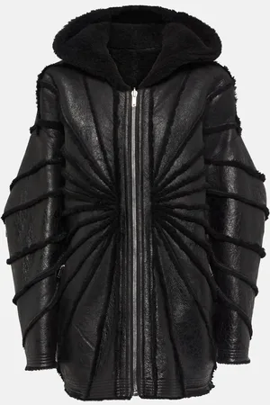 Rick Owens Reversible leather and shearling jacket