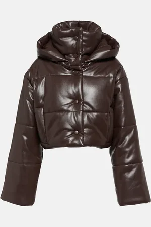 Nanushka Aveline faux leather puffer jacket