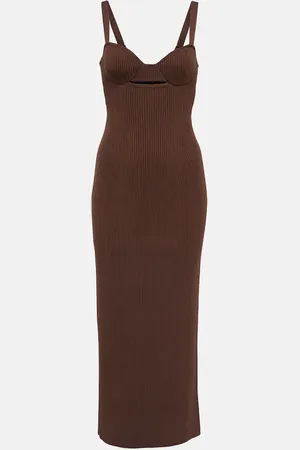 MAGDA BUTRYM Ribbed midi dress