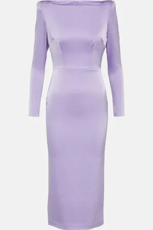 ALEX PERRY Satin crÃªpe minidress