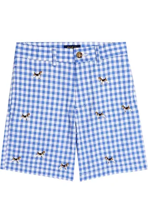 Ralph Lauren Gingham cotton twill shorts