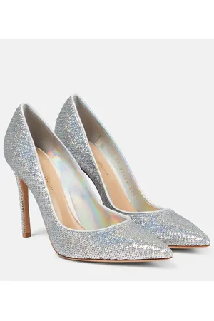 Silver sparkly online shoes