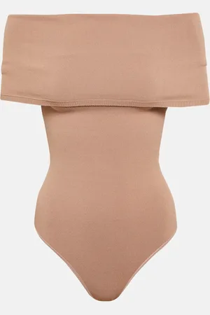 Alaïa AlaÃ¯a Off-the-shoulder bodysuit