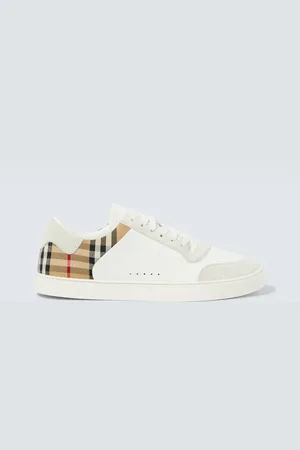 Burberry Check leather sneakers