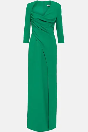 Safiyaa Ayanna crÃªpe gown