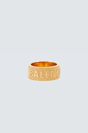 Balenciaga Force Striped ring