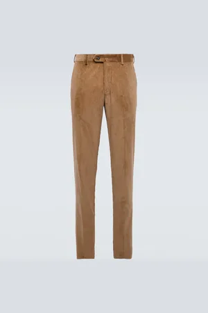 Loro Piana Pantaflat cotton corduroy slim pants