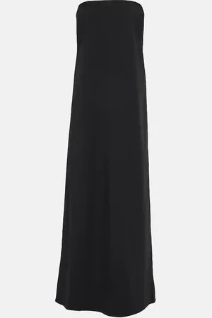 CO Strapless virgin wool-blend maxi dress