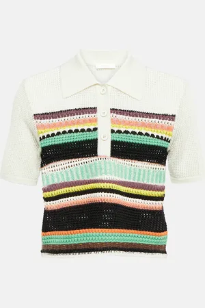 Chloé ChloÃ© Cropped wool polo shirt