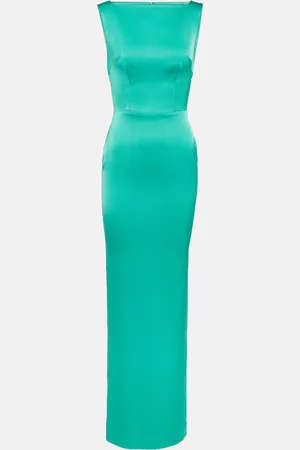 ALEX PERRY Satin crÃªpe gown
