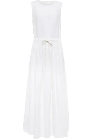 Maison Margiela Linen and cotton-blend maxi dress