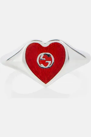 Gucci Heart sterling silver ring