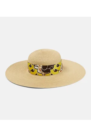 VALENTINO Scarf-detail sun hat