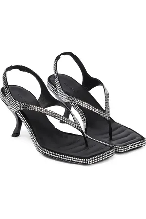 Gia Borghini Gia/Rhw Rosie 13 embellished leather thong sandals