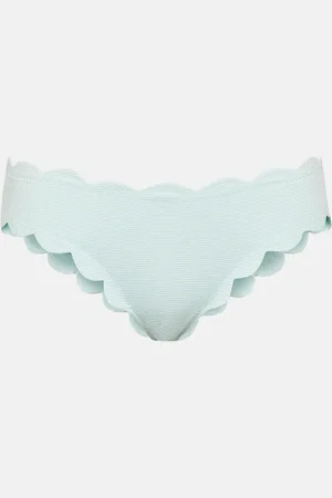 Marysia High Antibes scalloped bikini bottoms