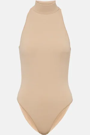 Alaïa AlaÃ¯a Halterneck jersey bodysuit