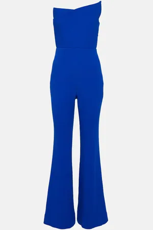 Roland Mouret Asymmetric wool crÃªpe jumpsuit