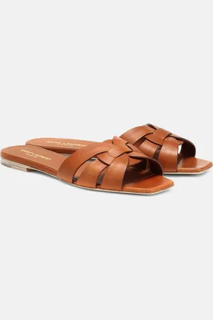 Saint Laurent Tribute Nu Pieds 05 leather slides