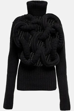 J.W.Anderson Turtleneck open-knit sweater