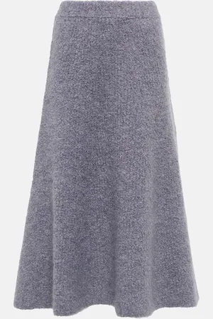 GABRIELA HEARST Pablo cashmere and silk midi skirt