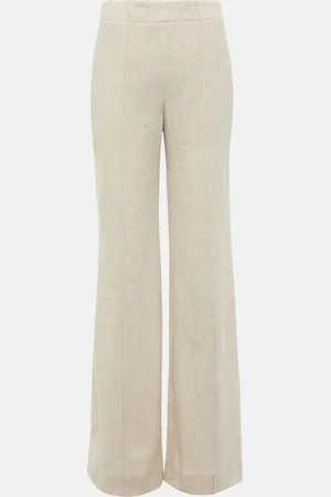 Chloé ChloÃ© High-rise wool and cashmere pants