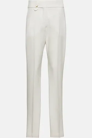 Jacquemus Le Pantalon Tibau side-slit slim pants
