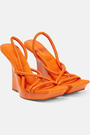 Gia Borghini Rosie 39 leather wedges