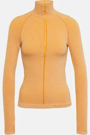 Cordova Sierra ribbed-knit half-zip ski top
