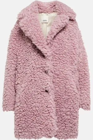 Isabel Marant Sabrinega faux shearling coat