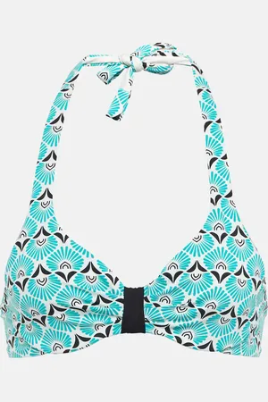 Max Mara Allegra printed bikini top