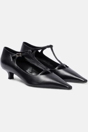 The Row Cyd leather pumps
