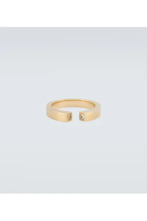 TOM WOOD Split 9kt ring with diamonds