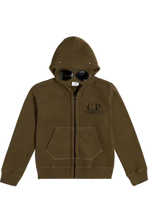 C.P. Company Goggle cotton jersey hoodie