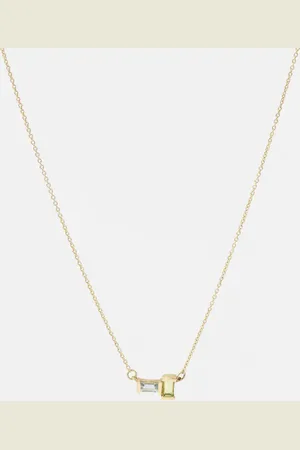 Aliita Tu Y Yo 9kt gold necklace with gemstones