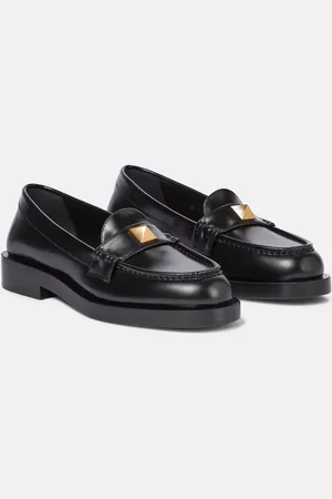 VALENTINO GARAVANI Roman Stud leather loafers