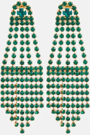Oscar de la Renta Embellished drop earrings