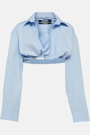 Jacquemus La Chemise Bahia cropped top