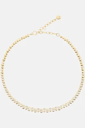 Shay Tennis 18kt necklace with diamonds