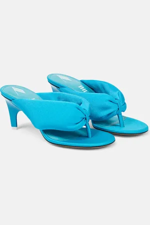 The Attico Rem satin thong sandals