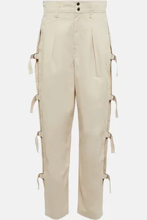 Marant Etoile Keowina high-rise tapered cotton pants