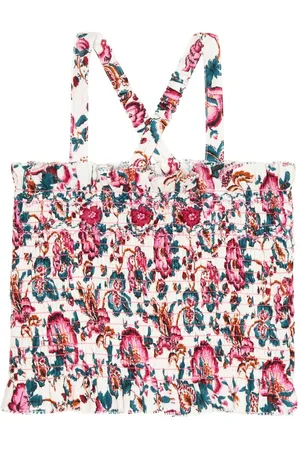 Louise Misha Malika floral cotton top