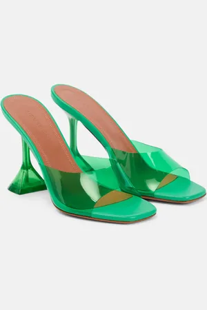 Amina Muaddi Lupita PVC sandals